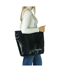 Carlos Falchi Microfiber Tote