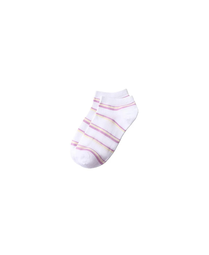 Lands' End Women's 3-Pack Cotton Patterned Low Cut Socks