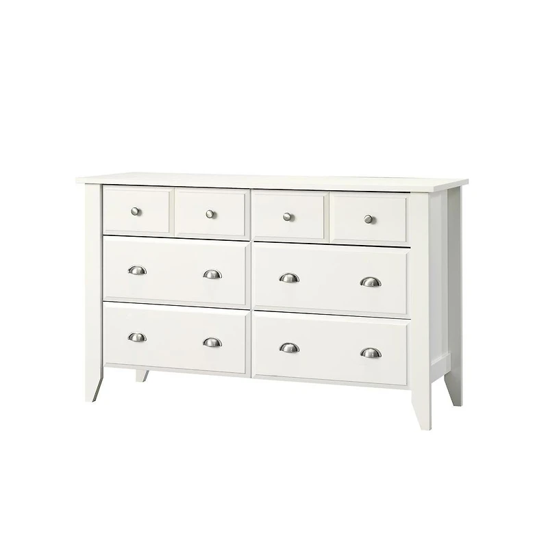 Starlight Canyon Home White Bedroom Dresser with Spacious Drawers for Storage and Organization