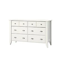 Starlight Canyon Home White Bedroom Dresser with Spacious Drawers for Storage and Organization