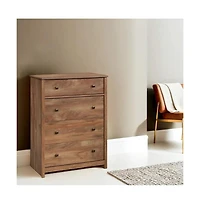 Starlight Canyon Home 4-Drawer Bedroom Chest for Clothing Storage with Simple Design