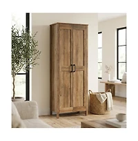 Starlight Canyon Home Rustic Pine Finish Storage Cabinet With Country Style And Sturdy Construction