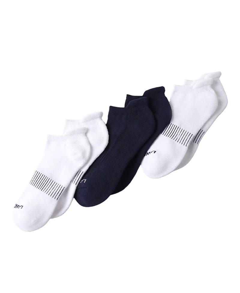Lands' End Men's 3-Pack Half Cushion Sport Low Cut Socks