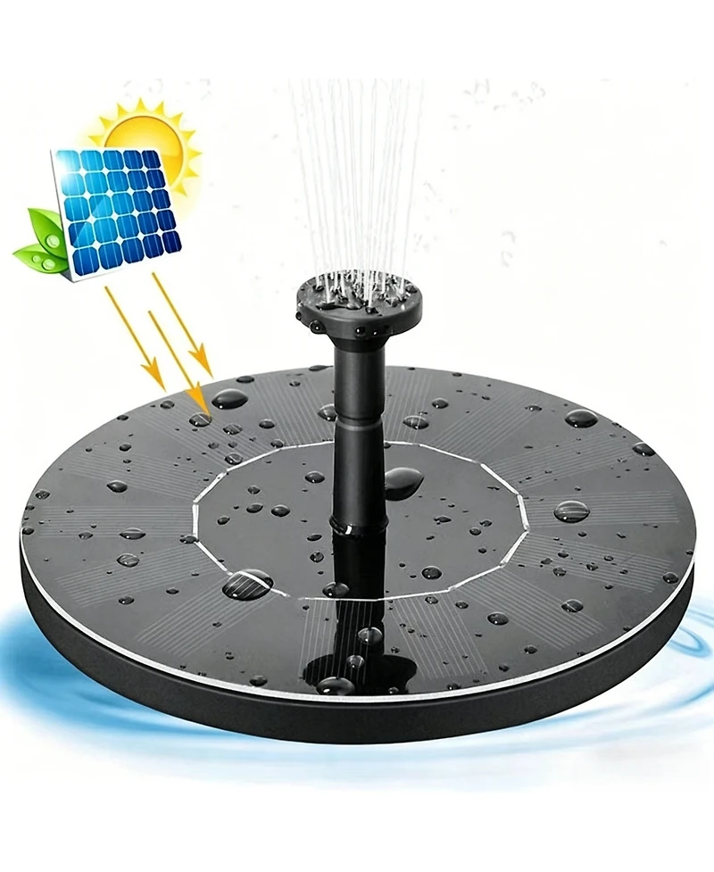 Cowin Solar Fountain Pump for Bird Bath Garden Outdoor