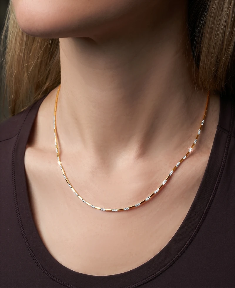 Macy's Diamond Necklace (1/2 ct. t.w.) in 10k White Gold