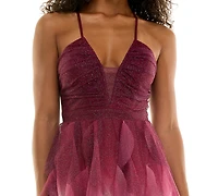 pear culture Juniors' V-Neck Dress