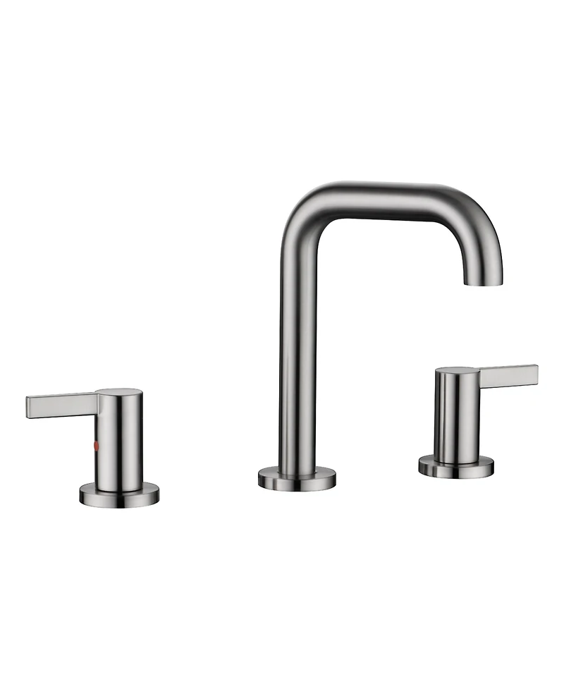 Phying Bathroom Faucet For bathroom Sink With Two Handles, Pop Up Drain And Supply Lines