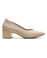 Vivaia Megan Square-Toe Stress Free Chunky Heels