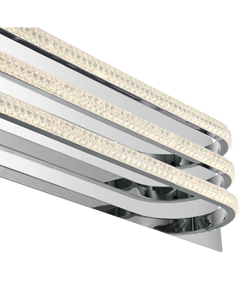 Possini Euro Design Possini Euro Diana 23 1/2" Wide Chrome Led Bathroom Vanity Light