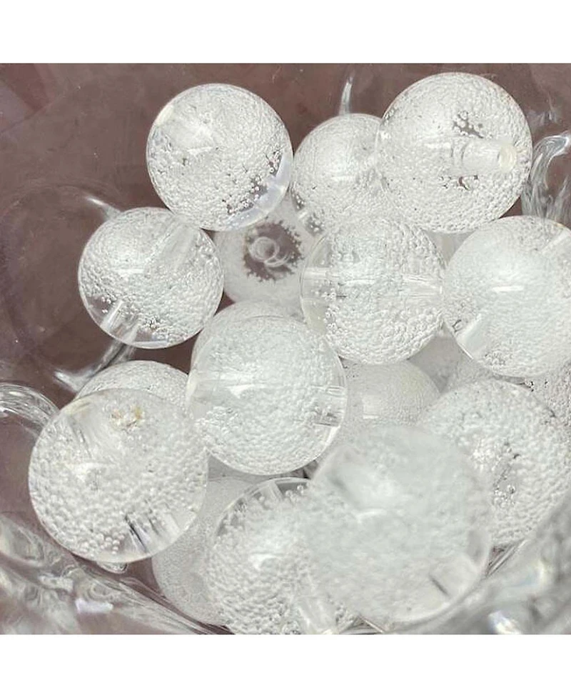 Sevorley 40Piece Set 16mm Acrylic Bubble-Style Round Loose Beads for Diy Jewelry