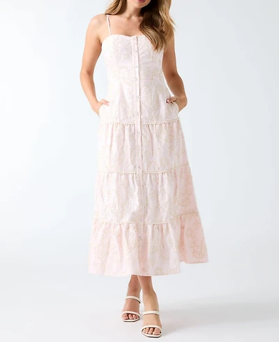 Guess Women's Evelyn Sleeveless Midi Dress