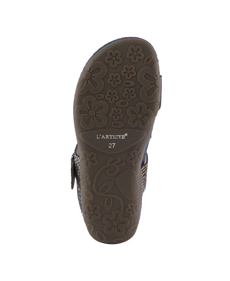 L'Artiste Women's Spring Step Kindness Slide with Suede Upper
