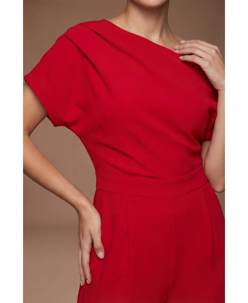 Coast Petite Off Shoulder Jumpsuit