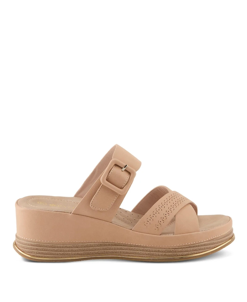 Patrizia Women's Cattaneo Wedges with Hook Closure