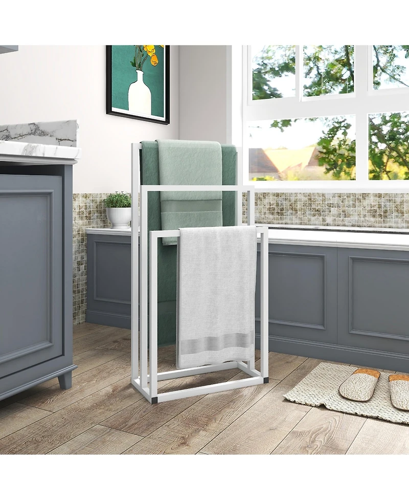 Midola Metal Freestanding Towel Rack 3 Tiers Hand Towel Holder Organizer for Bathroom Accessories