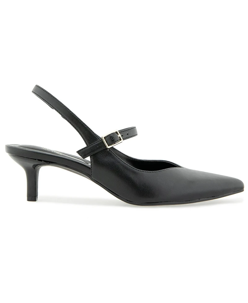 Christian Siriano Women's Daray Kitten Heel Sling Back Pump