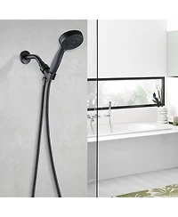 Phying 5 Mode Adjustable Handheld Shower Head High Pressure Shower Head With Flexible Hose Multipurpose Bathroom Shower Fixture