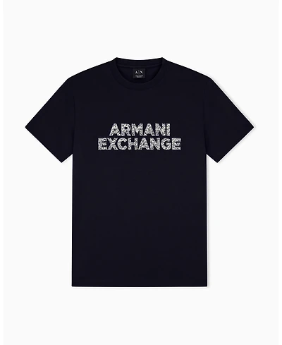 A|X Armani Exchange Men's Short Sleeve Logo Regular Fit T-Shirt