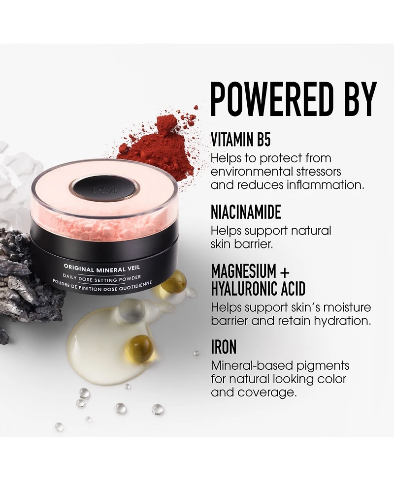 bareMinerals Original Mineral Veil Daily Dose Loose Setting Powder, 0.45 oz.