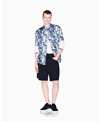 A|X Armani Exchange Men's Viscose All Over Print Woven Shirt
