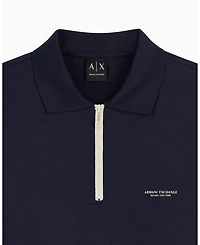A|X Armani Exchange Men's Modal Polo Sweatshirt