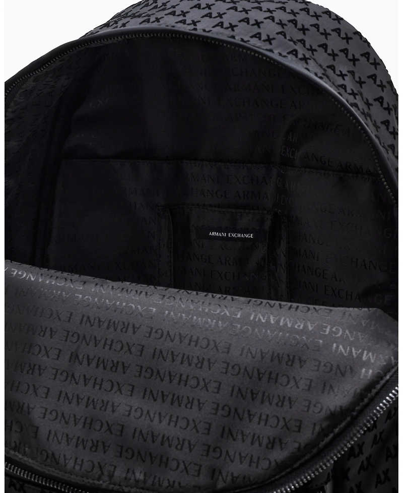 A|X Armani Exchange Men's Flocked Backpack