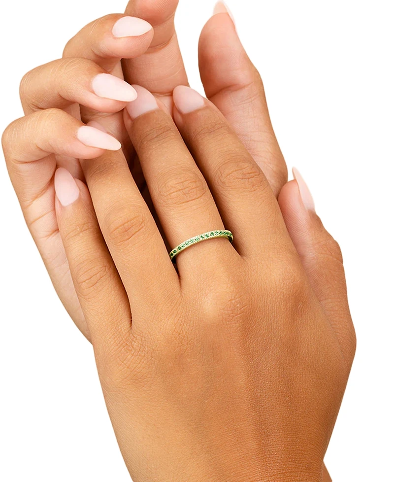 Sterling Forever 2.5mm Thin Cubic Zirconia Band Ring