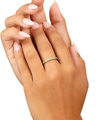 Sterling Forever 2.5mm Thin Cubic Zirconia Band Ring