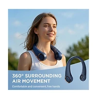 Cowin Portable Neck Fan, Without Blades, Supports Usb Charging, 3 Speed Settings, Suitable for Travel, Outdoor Activities and As A Gift