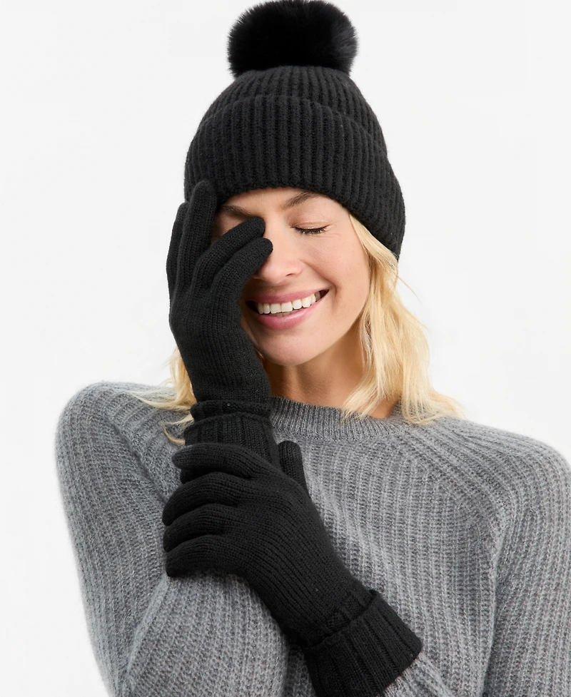 I.n.c. International Concepts Women's Sequin Beanie and Touch Glove Gift Set, Macy's Exclusive