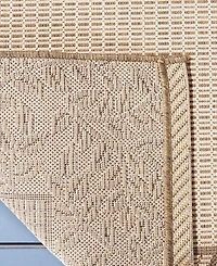 Safavieh Courtyard CY0727 Natural and Brown 5'3" x 7'7" Outdoor Area Rug