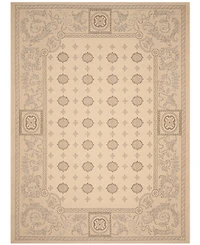 Safavieh Courtyard CY1356 Natural and Brown 5'3" x 7'7" Outdoor Area Rug