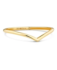 Devata Chevron Ring in 14K Gold