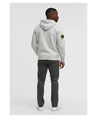 Champion Men's Gray San Diego Padres Reverse Weave Chenille Full-Zip Hoodie