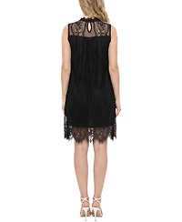 Ny Collection Women's Sleeveless Lace Dress