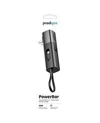 prodigee - Energee PowerBar 2 in 1 Power Bank and Wall Charger 20W