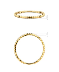 Devata Beaded Ball Ring 14K Gold