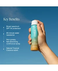 Coola Clear Sunscreen Spray Spf