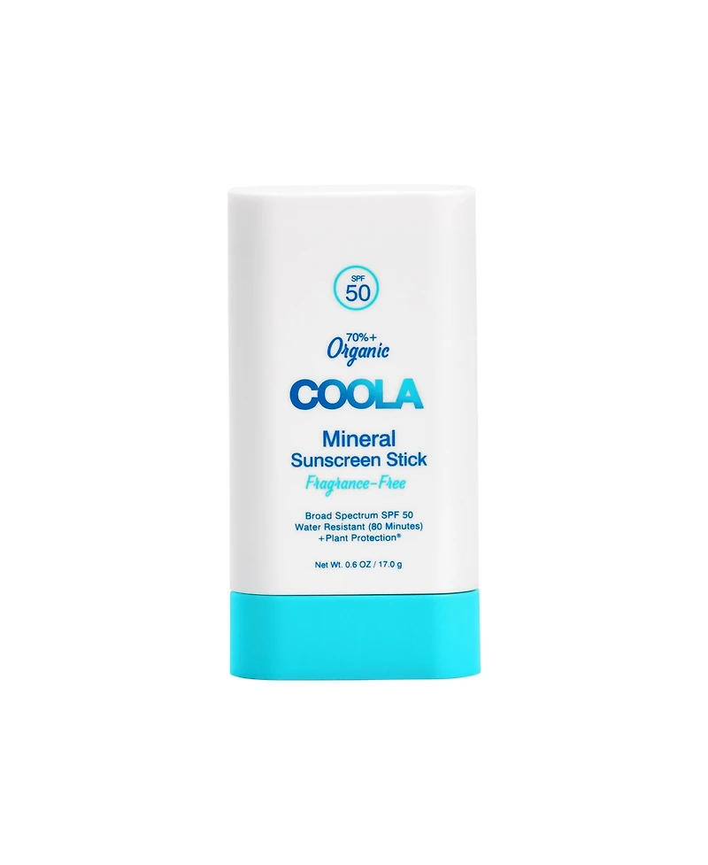 Coola Mineral Stick Sun Protection Factor 50, 0.6 oz.