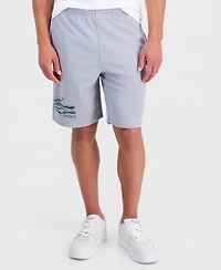 Lacoste Men's Logo Printed Elastic Waistband Shorts