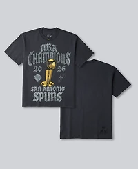 Nike Men's Gray San Antonio Spurs 2026 Nba Champions Authentic Elevated Locker Room T-Shirt