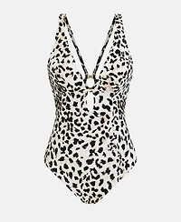 Cupshe Women's Classic One-Piece Swimsuit with Back O-Ring Detail