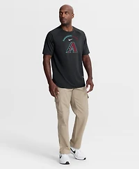 Nike Men's Black Arizona Diamondbacks Authentic Collection Batting Practice Pre-Game Raglan Dri-fit T-Shirt