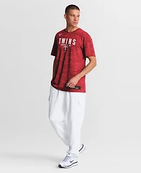 Nike Men's Red Minnesota Twins Authentic Collection Velocity Dri-fit T-Shirt