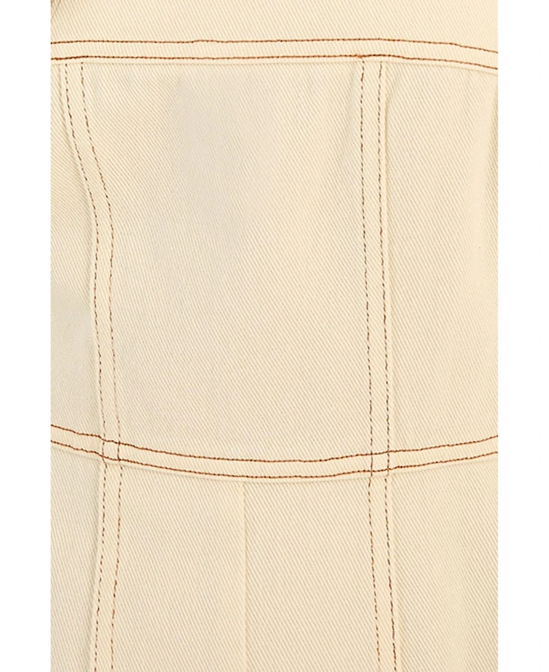 Nasty Gal Women's Wide Leg Denim Jumpsuit