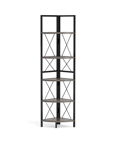 Slickblue 63 Inch Freestanding 5-Tier Corner Rack Shelf
