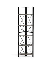 Slickblue 63 Inch Freestanding 5-Tier Corner Rack Shelf