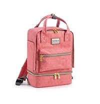 Sunveno Baby Double Layer Breastmilk Cooler Backpack, Leak-Resistant Nursing Bag