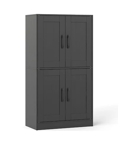 Volenca 43-in Tall Bathroom Storage Cabinet with 2 Doors and Adjustable Shelves