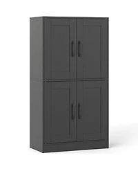 Volenca 43-in Tall Bathroom Storage Cabinet with 2 Doors and Adjustable Shelves